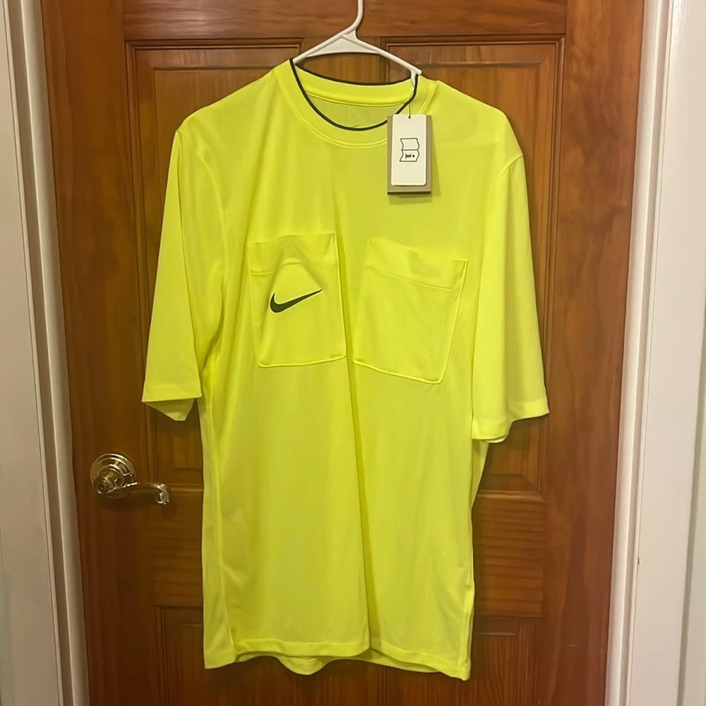 Nike Soccer referee shirt, size large